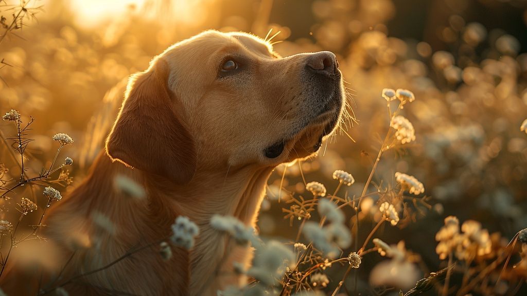 Signes de joie et énergie: quand le chien partage sa fête avec le foyer