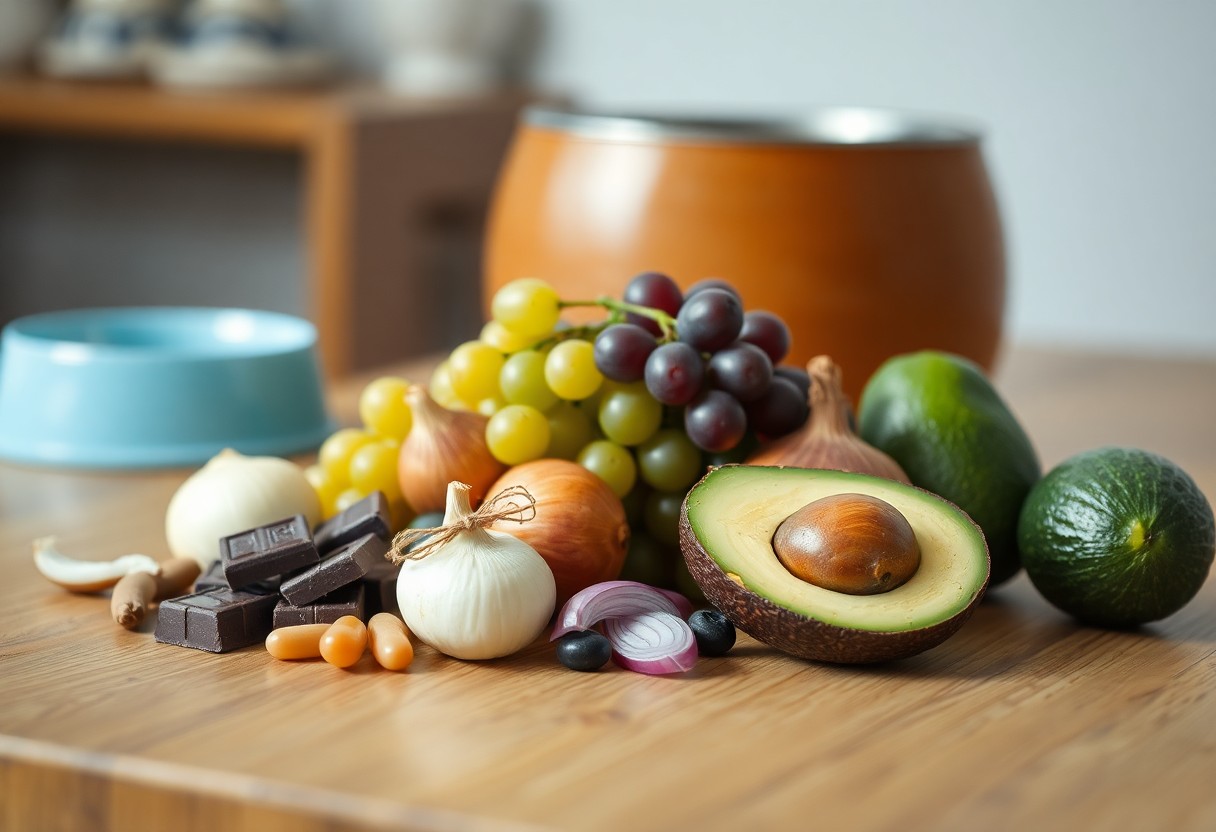 Les aliments à éviter pour les animaux de compagnie